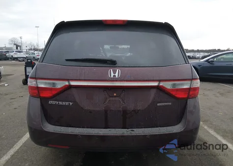 2012 Honda Odyssey Touring/Touring Elite из США, поврежденный, VIN 5FNRL5H97CB031380